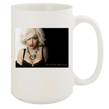 Christina Aguilera 15oz White Mug