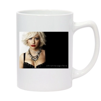 Christina Aguilera 14oz White Statesman Mug