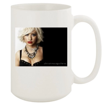 Christina Aguilera 15oz White Mug