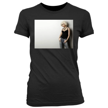 Christina Aguilera Women's Junior Cut Crewneck T-Shirt