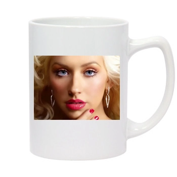 Christina Aguilera 14oz White Statesman Mug