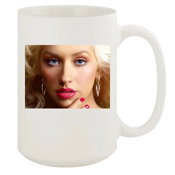 Christina Aguilera 15oz White Mug