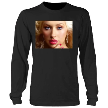 Christina Aguilera Men's Heavy Long Sleeve TShirt