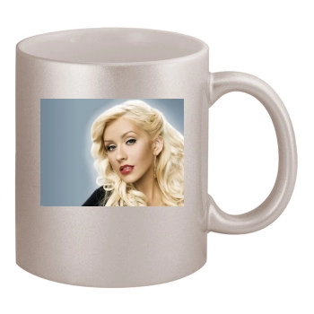 Christina Aguilera 11oz Metallic Silver Mug