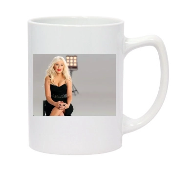 Christina Aguilera 14oz White Statesman Mug