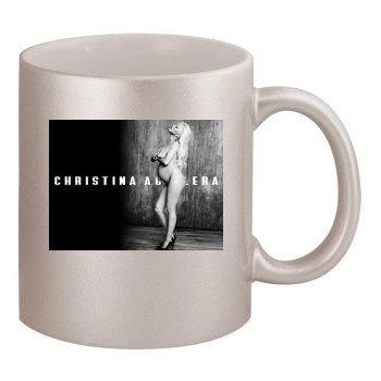 Christina Aguilera 11oz Metallic Silver Mug