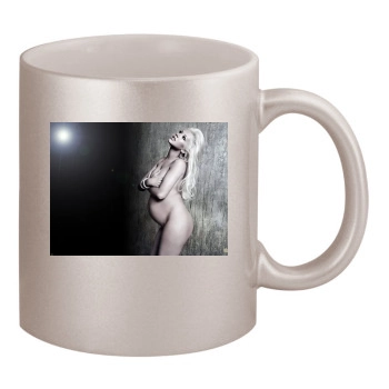 Christina Aguilera 11oz Metallic Silver Mug