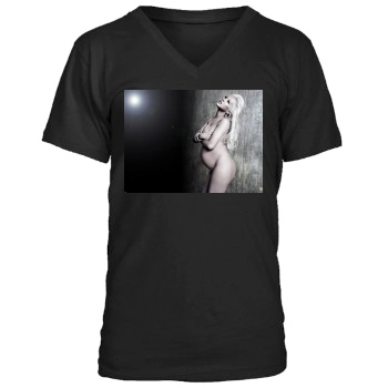 Christina Aguilera Men's V-Neck T-Shirt