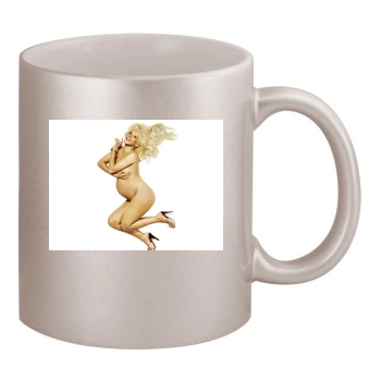 Christina Aguilera 11oz Metallic Silver Mug