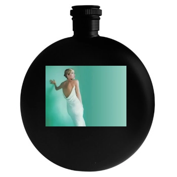 Christina Applegate Round Flask