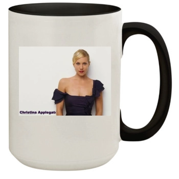 Christina Applegate 15oz Colored Inner & Handle Mug