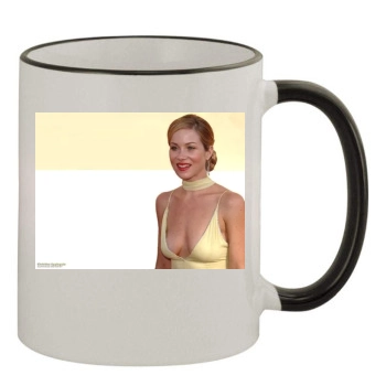 Christina Applegate 11oz Colored Rim & Handle Mug