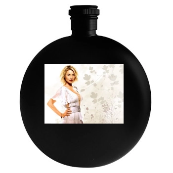 Christina Applegate Round Flask