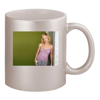 Christina Applegate 11oz Metallic Silver Mug