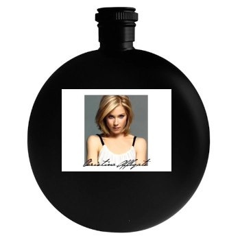 Christina Applegate Round Flask