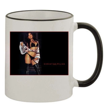 Christina Milian 11oz Colored Rim & Handle Mug