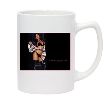 Christina Milian 14oz White Statesman Mug