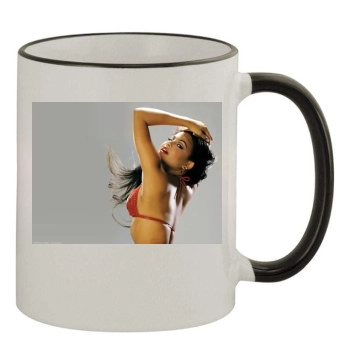 Christina Milian 11oz Colored Rim & Handle Mug