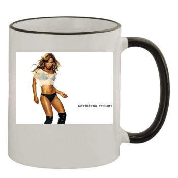 Christina Milian 11oz Colored Rim & Handle Mug