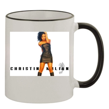 Christina Milian 11oz Colored Rim & Handle Mug