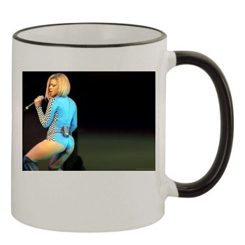 Christina Milian 11oz Colored Rim & Handle Mug