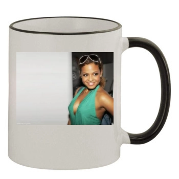 Christina Milian 11oz Colored Rim & Handle Mug