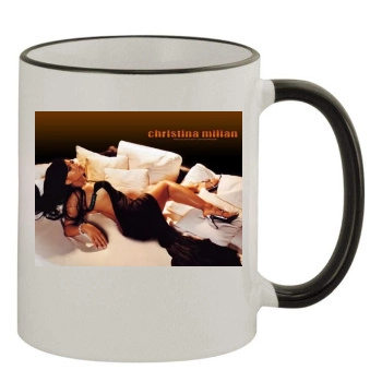 Christina Milian 11oz Colored Rim & Handle Mug