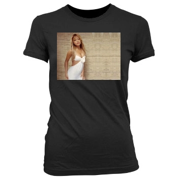 Christina Milian Women's Junior Cut Crewneck T-Shirt