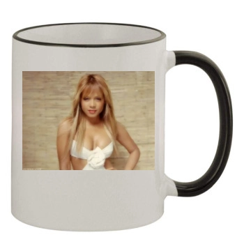 Christina Milian 11oz Colored Rim & Handle Mug