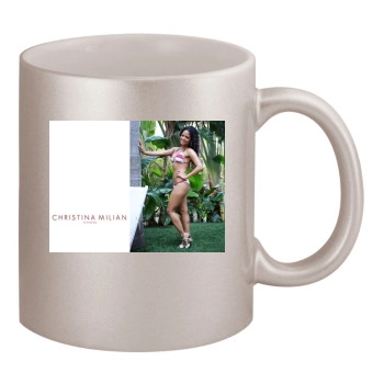 Christina Milian 11oz Metallic Silver Mug