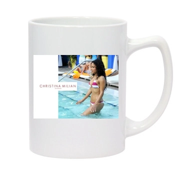 Christina Milian 14oz White Statesman Mug