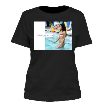 Christina Milian Women's Cut T-Shirt