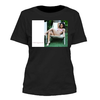 Christina Milian Women's Cut T-Shirt