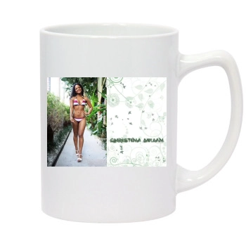 Christina Milian 14oz White Statesman Mug