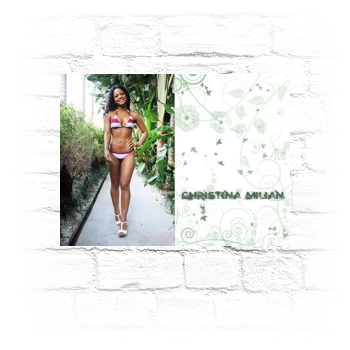 Christina Milian Metal Wall Art