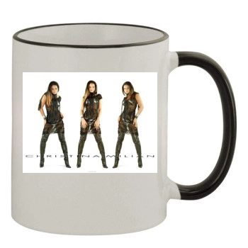 Christina Milian 11oz Colored Rim & Handle Mug