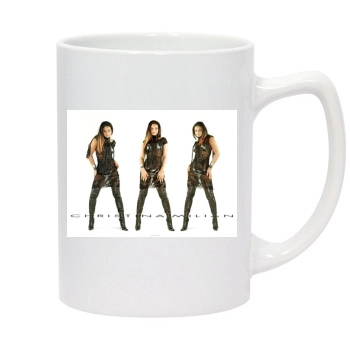 Christina Milian 14oz White Statesman Mug