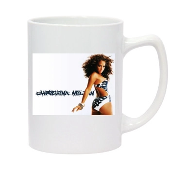 Christina Milian 14oz White Statesman Mug