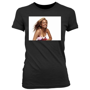 Christina Milian Women's Junior Cut Crewneck T-Shirt