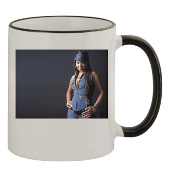 Christina Milian 11oz Colored Rim & Handle Mug