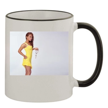 Christina Milian 11oz Colored Rim & Handle Mug