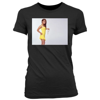 Christina Milian Women's Junior Cut Crewneck T-Shirt