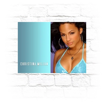 Christina Milian Metal Wall Art