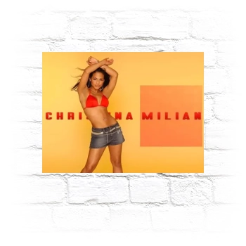 Christina Milian Metal Wall Art