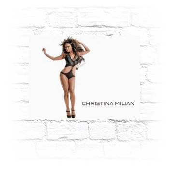 Christina Milian Metal Wall Art