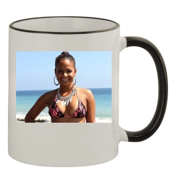 Christina Milian 11oz Colored Rim & Handle Mug