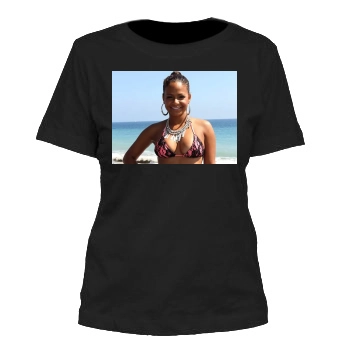 Christina Milian Women's Cut T-Shirt