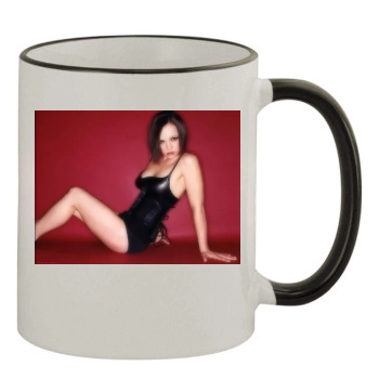 Christina Ricci 11oz Colored Rim & Handle Mug