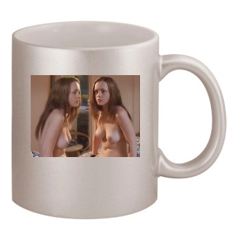 Christina Ricci 11oz Metallic Silver Mug