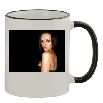 Christina Ricci 11oz Colored Rim & Handle Mug